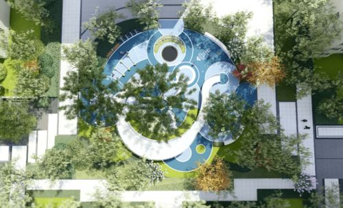 全齡關懷社區(qū)景觀篇 同昇 東壹區(qū),用藝術花園關照全家人的風景